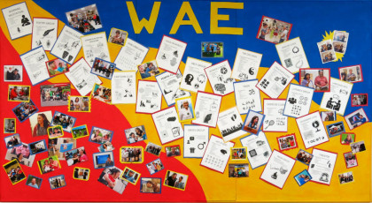 WAE Center Information Board