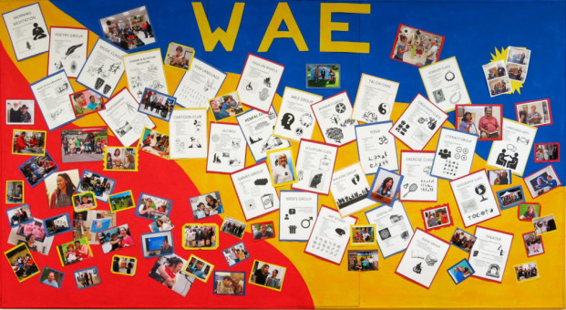 WAE Center Information Board