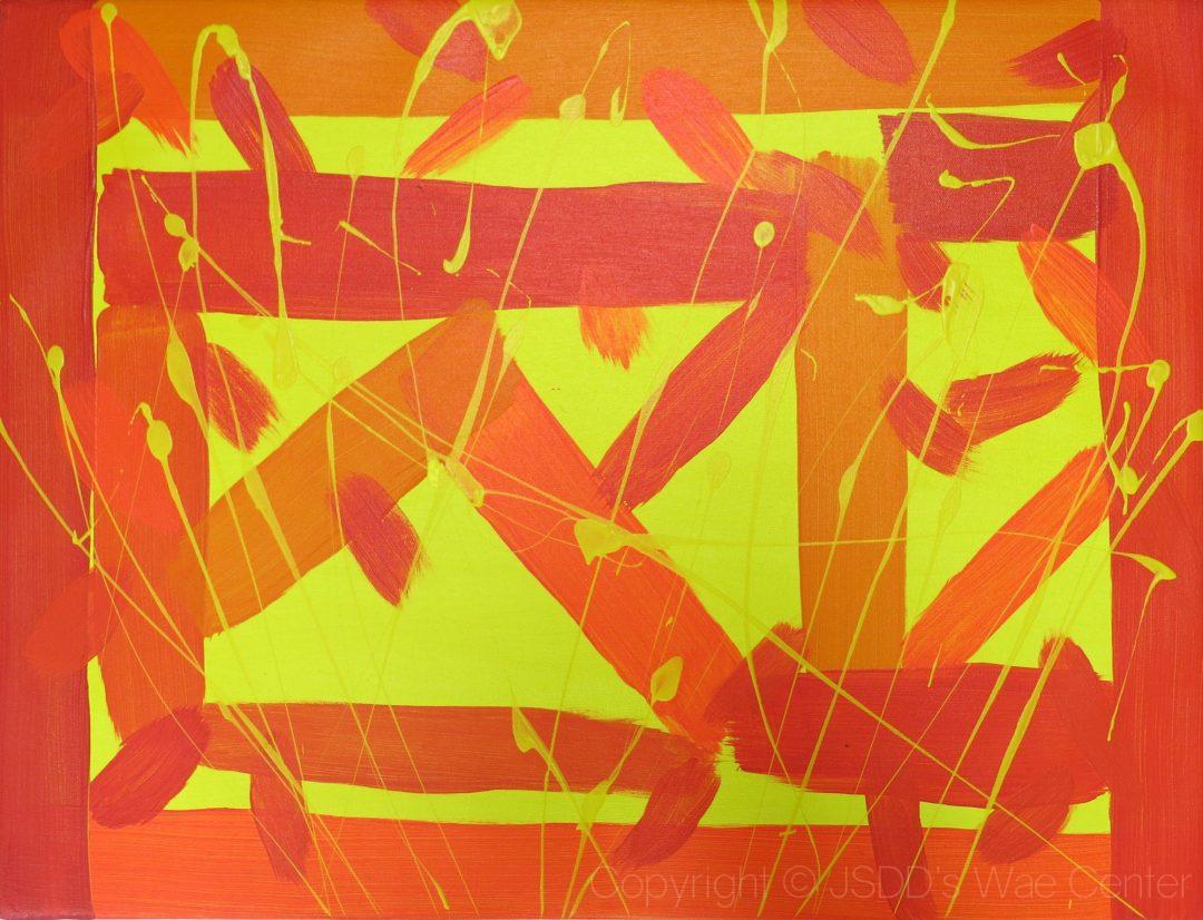 Orange and Yellow Painting by Tyler