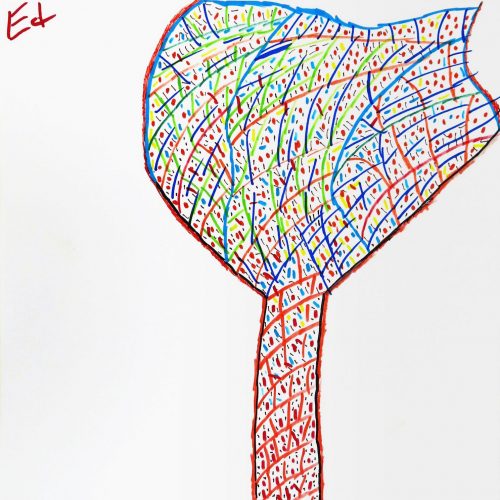 Marker Drawing by Ed, 14x17, 2019